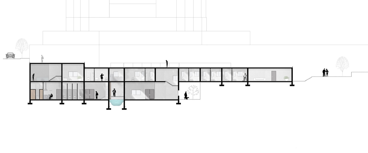Coupe architecturale